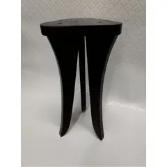 GENERICO - Columna Mesa Pequeña Italy En Cedro Negro Deco 3 Patas