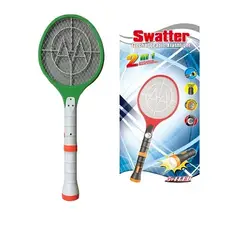 GENERICO - Raqueta Eléctrica recargable doble linterna Mata Zancudos