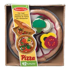 GENERICO - Set De Felpa Pizza 42 Piezas M&D