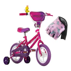 GW - Bicicleta Niña Rin 12 Dancer Con Accesorios + Obsequio