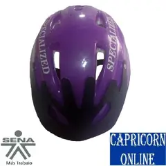 SPECIALIZED - Casco Morado Ciclismo Bicicleta Niño o Adulto