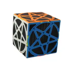QIYI - Cubo Rubik Pentacle Fibra de Carbón