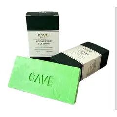CAVE - JABÓN EN BARRA FRAGANCIA MASCULINA CUERO Y SÁNDALO 280 GR