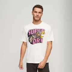 SUPERDRY - Camiseta Para Hombre Motor Retro Graphic