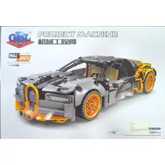 GENERICO - Carro armable coleccionable 3D