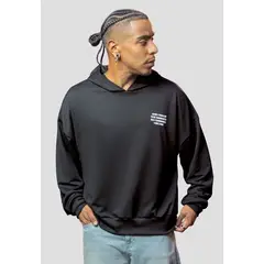 ATYPICAL - Buzo Hombre Negro 105869