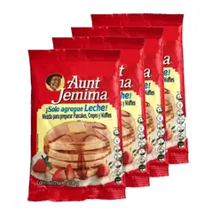 AUNT JEMINA - Pancake Aunt Jemima Leche x 4 unidades.