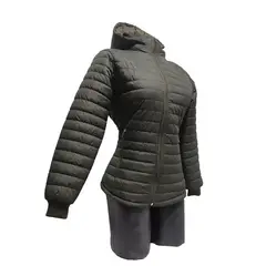 FG STORE - Chaqueta VERDE mujer impermeable invierno capota térmica