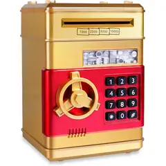 GENERICO - Alcancia Electrónica Roba Billetes Caja Fuerte Con Clave