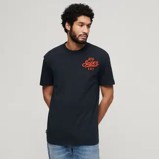 SUPERDRY - Camiseta Para Hombre Emb Superstate Ath Logo Tee