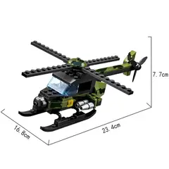 GENERICO - COGO Exploradores Militar 3 en 1 Set3019-8 De 102 Piezas