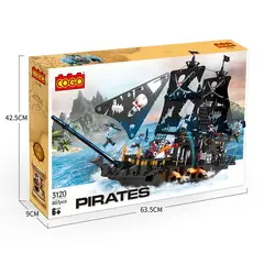 GENERICO - COGO Barco Pirata Set3120 De 807 Piezas