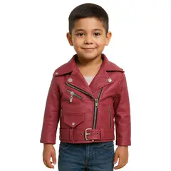 SACATE - Chaqueta para niño en cuero Tex - OR