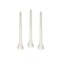 GENERICO - Tees blanco de plastico Tooth x 100und