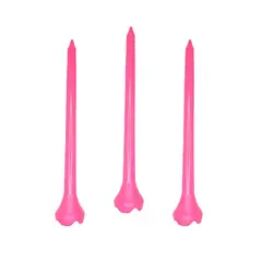 GENERICO - Tees Rosados Plastico Tooth x 100 und.