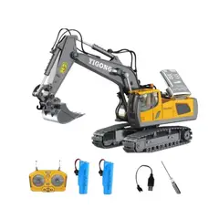 GENERICO - Excavadora Rc Radio Control Remoto juguetes x 2 bat