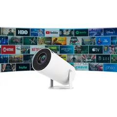 NOBELSOUND - PROYECTOR DE VIDEO CON CABLE CONTROL Y ADAPTADOR 110V PLANO.