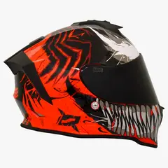 X SPORTS - CASCO V151 ECE2206 MARVEL CARNAGE ROJO BRILLO TLL L