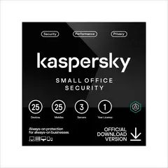 KASPERSKY - Small Office Security para 25 dispositivos + 25 móviles + 3 servidores 1 Año