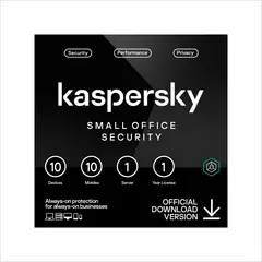 KASPERSKY - Small Office Security Para 10 Dispositivos + 10 Móviles + 1 Servidor 1 Año