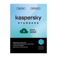 KASPERSKY - Standard 1 Disposivivo 1 Año Para Windows o MacOs