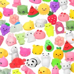 GENERICO - 12 Mini Mochi Juguete Antiestrés Relajante Squishies Kawaii