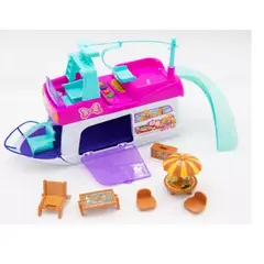 GENERICO - YATE BARCO CURCERO TRANSFORMABLE CON ACCESORIOS MUÑECA