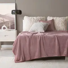 VIANNEY - Cobija Ligera Lila Talla Ks-Queen XL Sensación Fresca -