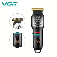 VGR - Maquina Cortadora De Cabello Afeitadora Barbera Profesional Recargable 971