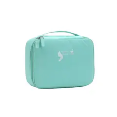 GENERICO - NECESER COSMETIQUERA VIAJE IMPERMEABLE MAQUILLAJE-VERDE