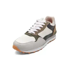 TELLENZI - Tenis Hombre Blanco-Gris 606