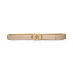 BATA - Cinturón Para Mujer Beige Junne