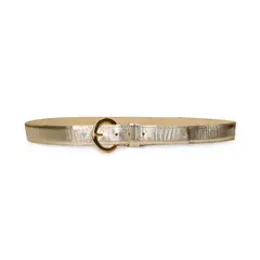 BATA - Cinturón Para Mujer Dorado Julmen D
