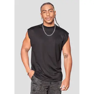 ATYPICAL - Camisilla Hombre Negro 103733