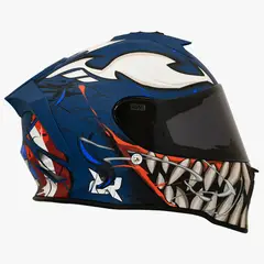 X SPORTS - CASCO V151 ECE2206 MARVEL CAPITAN AMERICA AZUL TL M