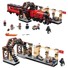 GENERICO - Armable Tren Mágico Inspirado en Hogwarts 4 en 1