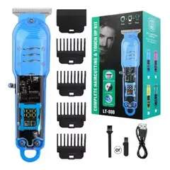 GENERICO - Máquina Cortadora Afeitadora Profesional 5 En 1 Recargable Barba, Cabello LT-808