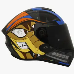SPARTAN - CASCO MOTO DRAKEN COSA NOSTRA NEGRO MATE TALLA M