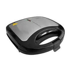 MERTEC - Sanduchera Grill Antiadherente 2 Puestos MT020S Negro