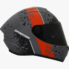 SPARTAN - CASCO MOTO DRAKEN BROKEN ROJO MATE TALLA M