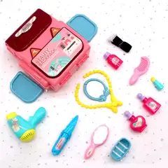 GENERICO - MALETA DE MAQUILLAJE DE JUGUETE PARA NIÑAS