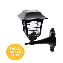 GENERICO - Farol Solar Pared Impermeable Luz Led Para Jardín Exteriores