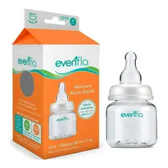 EVENFLO - Biberon Milk Recién Nacido 2 Onzas Linea Naranja-