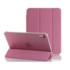 GENERICO - Estuche Protector Smart Case Compatible Con Ipad Mini 7 A17 Pro Rosado