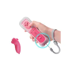 GENERICO - Mando A Distancia 2 en 1 Para Nintendo Wii Nunchuck.