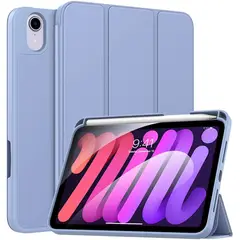 GENERICO - Estuche Protector Smart Case Para iPad Mini 7 A17 Pro Con Esp - Azul