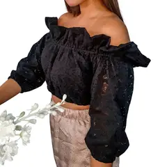 MORAMI - Crop Top para Mujer