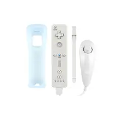 GENERICO - Mando A Distancia 2 en 1 Para Nintendo Wii Nunchuck.
