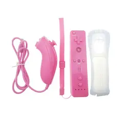 GENERICO - Mando A Distancia 2 en 1 Para Nintendo Wii Nunchuck.