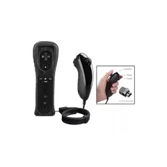 GENERICO - Mando A Distancia 2 en 1 Para Nintendo Wii Nunchuck.